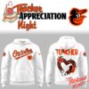 Vibrant 3D printed Baltimore Orioles Teacher Appreciation Night Hoodie featuring a bold design
