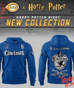Vibrant 3D printed Cincinnati Reds Harry Potter Night Hoodie featuring a bold design