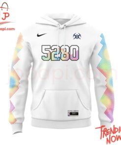 Vibrant 3D printed Denver Nuggets Uniform Hoodie featuring a bold design
