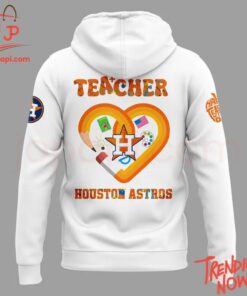 Vibrant 3D printed Houston Astros Teacher Appreciation Night Hoodie featuring a bold design