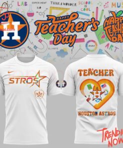 Vibrant 3D printed Houston Astros Teacher Appreciation Night Hoodie featuring a bold design