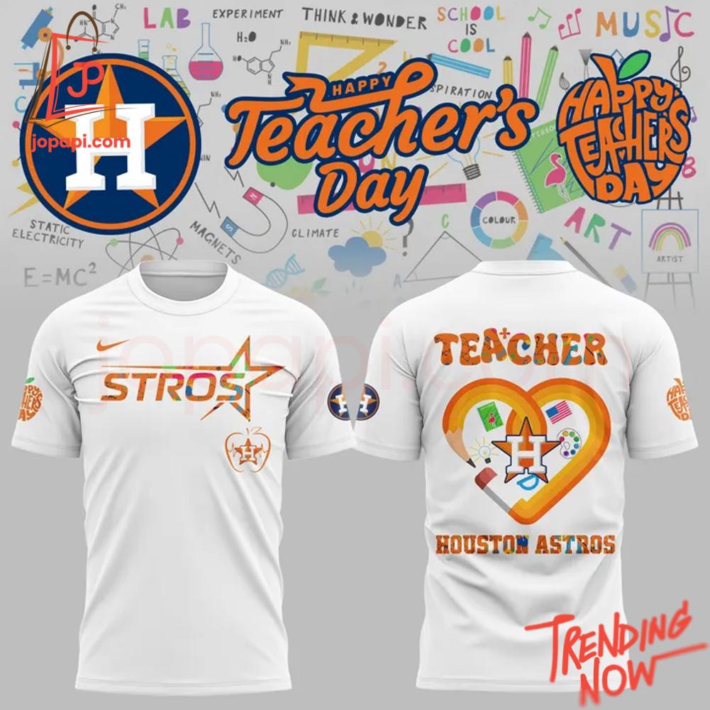 Houston Astros Teacher Appreciation Night Hoodie Vibrant 3D printed Houston Astros Teacher Appreciation Night Hoodie featuring a bold design