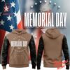 Vibrant 3D printed Memorial Day Remember And Honor Those Who Served Hoodie featuring a bold design