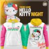 Vibrant 3D printed San Diego Padres Hello Kitty Hoodie featuring a bold design