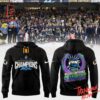 Vibrant 3D printed Toledo Walleye Western Conference Champions Hoodie featuring a bold design