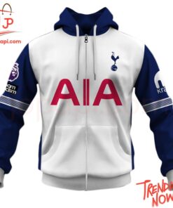 Vibrant 3D printed Tottenham Hotspur Fc Home Jersey Hoodie featuring a bold design