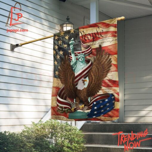 Patriotic 4th of July outfit with American flag print – 1 4th Of July Independence Day We The People American Flag