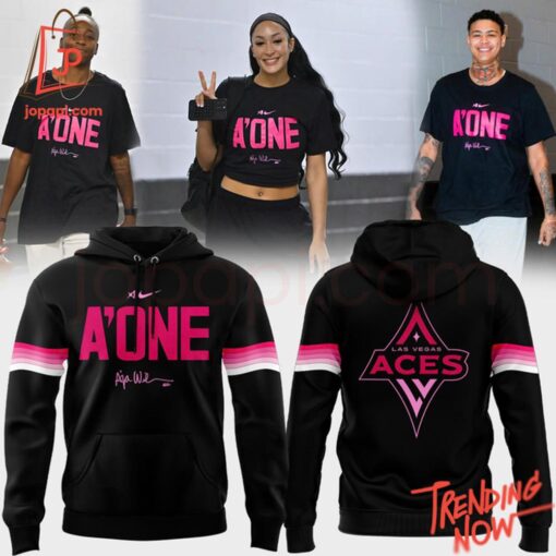 Comfortable A Ja Wilson A One Las Vegas Aces Hoodie Jpg with eye-catching graphic
