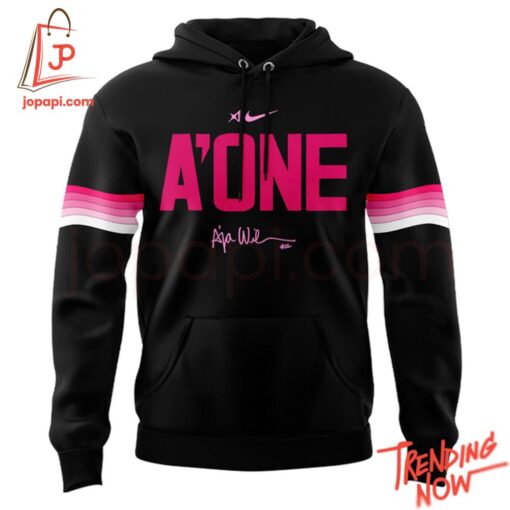 Comfortable A Ja Wilson A One Las Vegas Aces Hoodie Jpg with eye-catching graphic