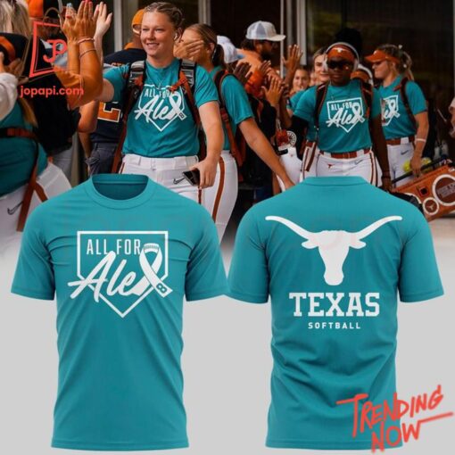 Make every step count with 1 All For Alex Texas Longhorns T Shirt.