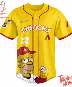 High-quality product with unique design – Arizona Diamondbacks The Simpsons Jersey