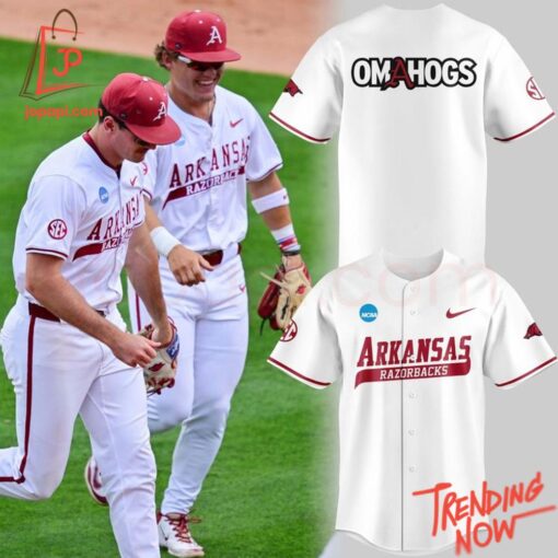 High-quality product with unique design – Arkansas Razorbacks Omahogs Baseball Jersey
