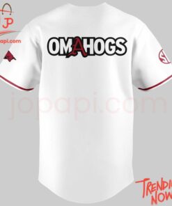 High-quality product with unique design – Arkansas Razorbacks Omahogs Baseball Jersey