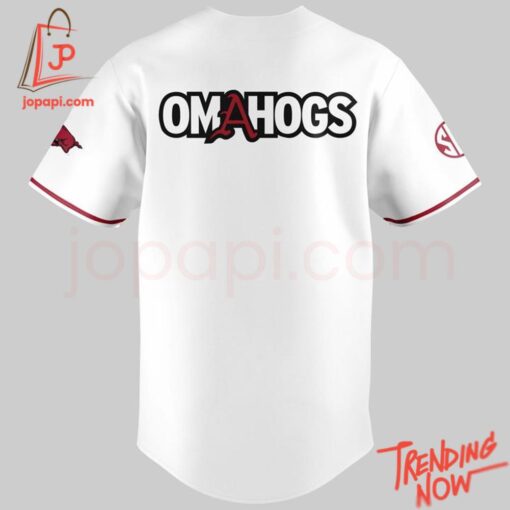High-quality product with unique design – Arkansas Razorbacks Omahogs Baseball Jersey