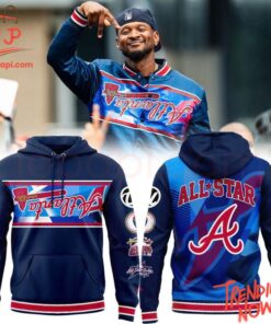 High-quality product with unique design – Atlanta Braves A Town Down Usher All Star Hoodie