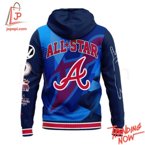 High-quality product with unique design – Atlanta Braves A Town Down Usher All Star Hoodie