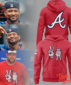 High-quality product with unique design – Atlanta Braves A Town Down Usher Hoodie