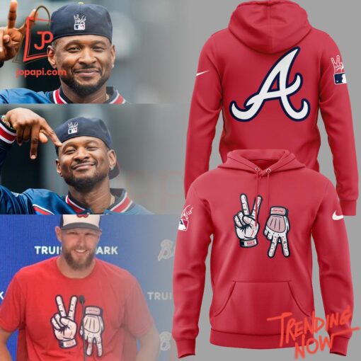 High-quality product with unique design – Atlanta Braves A Town Down Usher Hoodie