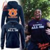 High-quality casual wear featuring custom artwork – Auburn Tigers Family All In Hoodie