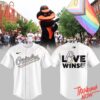 High-quality product with unique design – Baltimore Orioles Pride Love Wins Baseball Jersey