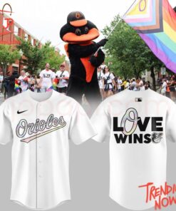High-quality product with unique design – Baltimore Orioles Pride Love Wins Baseball Jersey