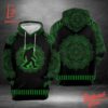 High-quality product with unique design – Bigfoot Green Mandala Pattern Hoodie