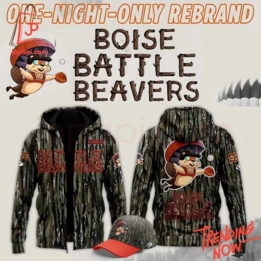 Bold and stylish casual wear – Boise Hawks Boise Battle Beavers Hoodie