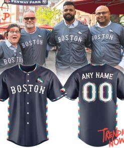 Bold and stylish casual wear – Boston Red Sox Lgbt Pride Night Jersey