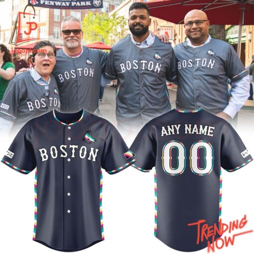 Bold and stylish casual wear – Boston Red Sox Lgbt Pride Night Jersey