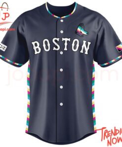 Bold and stylish casual wear – Boston Red Sox Lgbt Pride Night Jersey