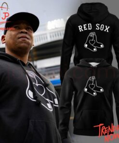 Bold and stylish casual wear – Boston Red Sox Mlb Black Hoodie