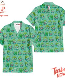 High-quality product with unique design – Bulbasaur Pokemon Hawaiian Shirt