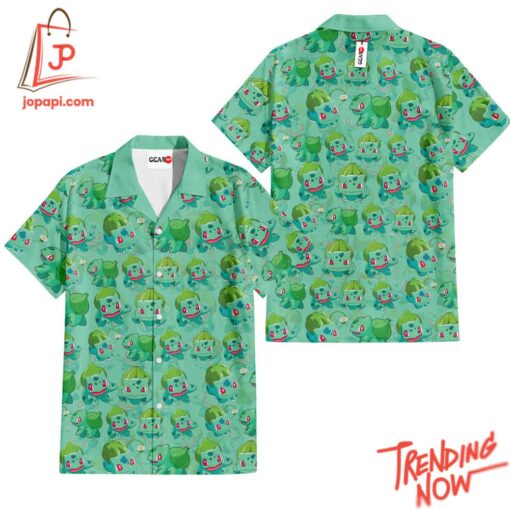 High-quality product with unique design – Bulbasaur Pokemon Hawaiian Shirt