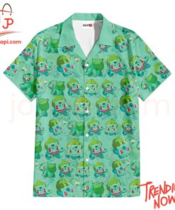 High-quality product with unique design – Bulbasaur Pokemon Hawaiian Shirt