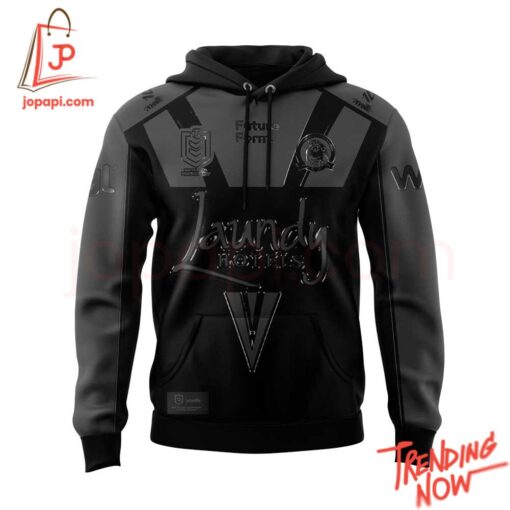 High-quality product with unique design – Canterbury Bulldogs Back In Black Uniform Hoodie