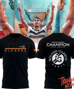 Stylish and comfortable printed clothing – Carlos Alcaraz Roland Garros Champion Shirt