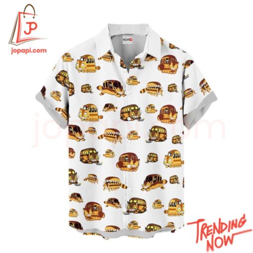 High-quality product with unique design – Catbus Anime Hawaiian Shirt
