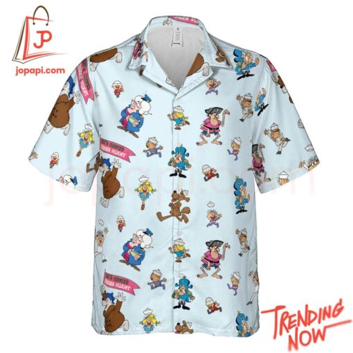 Comfortable Cereal Cap'n Crunch Characters Hawaiian Shirt with eye-catching graphic