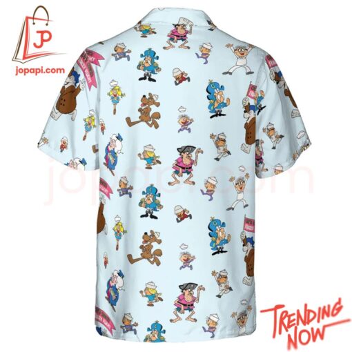 Comfortable Cereal Cap'n Crunch Characters Hawaiian Shirt with eye-catching graphic