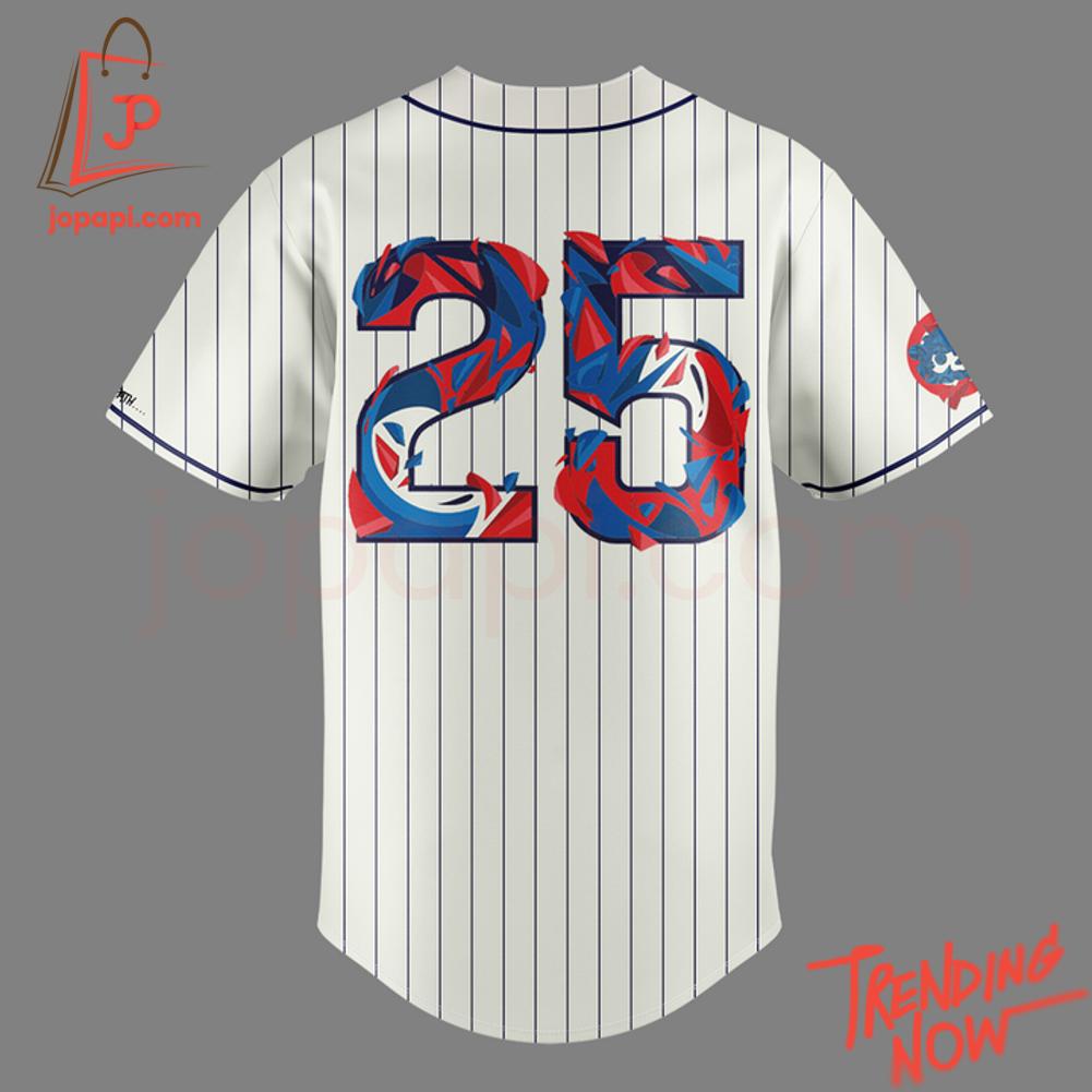 3D graphic 3 Chicago Cubs Asian American And Pacific Islander Aapi Baseball Jersey with bold design