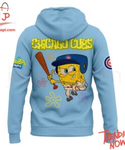 Comfortable Chicago Cubs Spongebob Squarepants Day Hoodie with eye-catching graphic