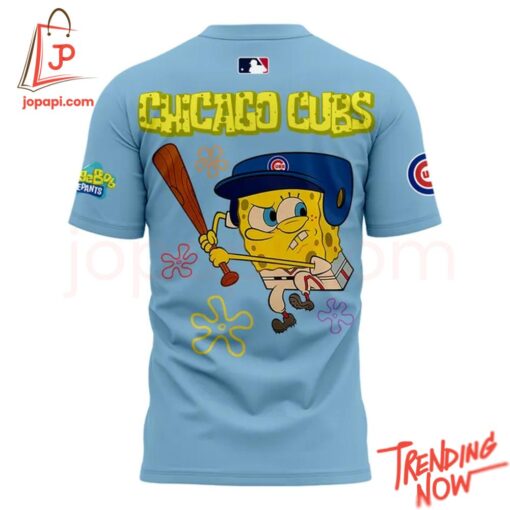 Comfortable Chicago Cubs Spongebob Squarepants Day Hoodie with eye-catching graphic