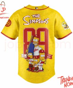 High-quality product with unique design – Chicago Cubs The Simpsons Baseball Jersey