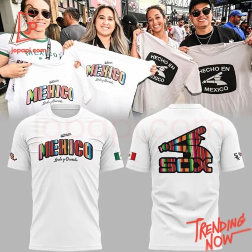 Bold and stylish casual wear – Chicago White Sox Mexico Heritage Old Hoodie