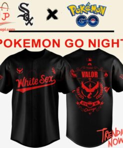 High-quality product with unique design – Chicago White Sox Pokemon Team Custom Jersey
