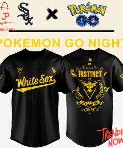 High-quality product with unique design – Chicago White Sox Pokemon Team Custom Jersey