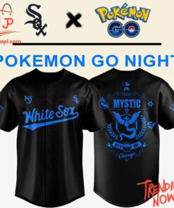 High-quality product with unique design – Chicago White Sox Pokemon Team Custom Jersey