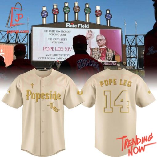 Bold and stylish casual wear – Chicago White Sox Pope Leo Xiv Jersey