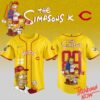 High-quality product with unique design – Cincinnati Reds The Simpsons Baseball Jersey