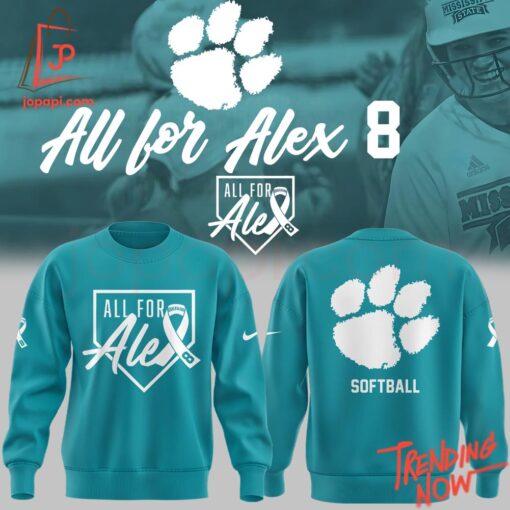 High-quality product with unique design – Clemson Softball All For Alex Shirt